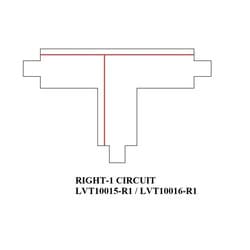 RIGHT-1 circuit LVT10015-R1 T-shaped connector
